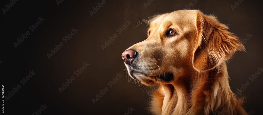Gorgeous retriever canine with a golden coat Gorgeous retriever canine with a golden coat