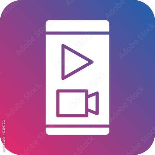 Mobile Live Stream Icon Style