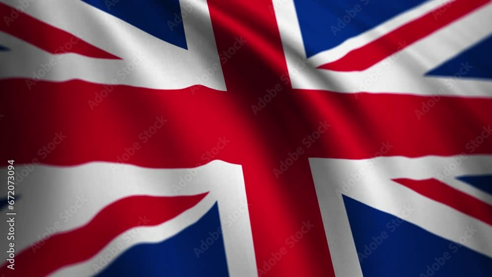 Waving Flag of United Kingdom, Union Jack video background. 4K resolution video background 3840x2160, 60fps Waving Flag of United Kingdom, Union Jack video background. 4K resolution video background 3840x2160, 60fps