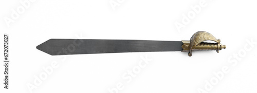 Spartan sword isolated on white background