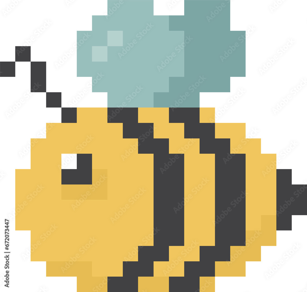 Fototapeta premium Pixel bee
