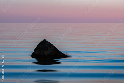 Stillleben Stein in der Ostsee