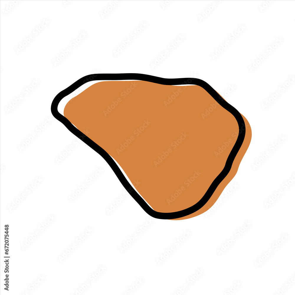 South Carolina map vector illustration. USA state map. South Carolina map vector illustration. USA state map.