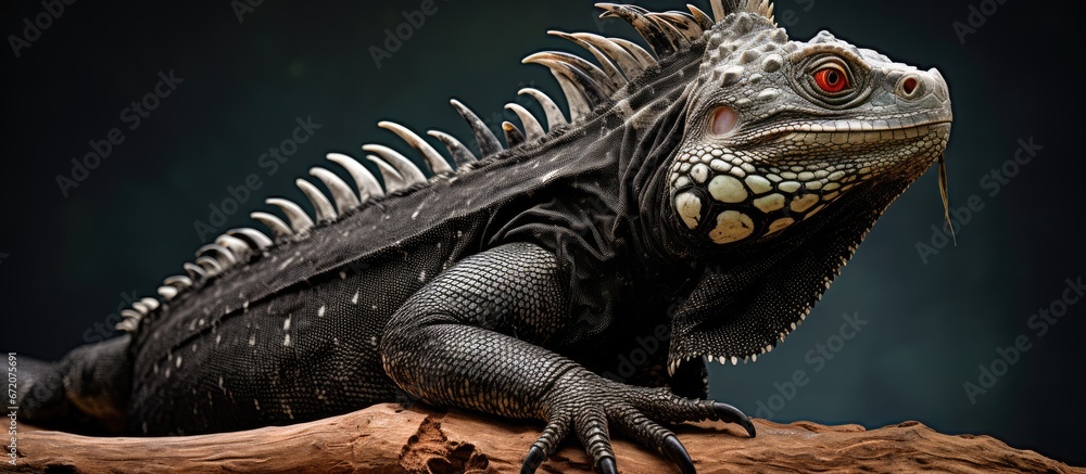 In Costa Rica there is a species of iguana known as the black spined tailed lizard In Costa Rica there is a species of iguana known as the black spined tailed lizard