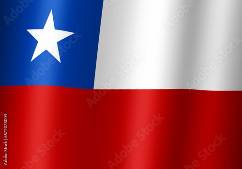 republic of chile national flag 3d illustration close up view Free Download republic of chile national flag 3d illustration close up view - GFXLoad