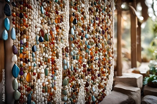 beads on a wall