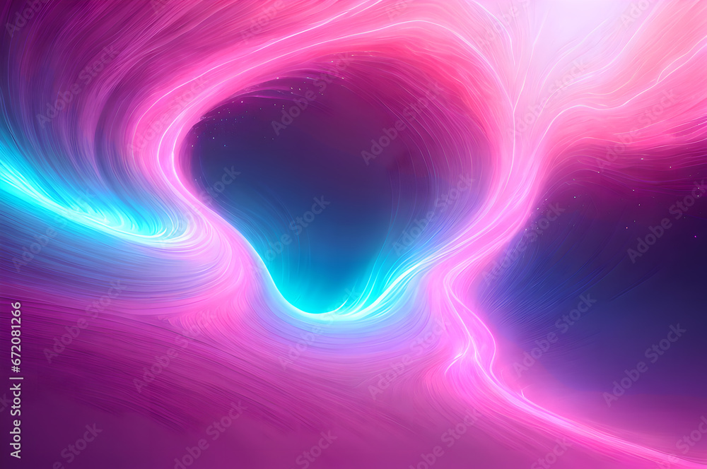 Abstract waves modern multi-colored background. Generative AI Abstract waves modern multi-colored background. Generative AI