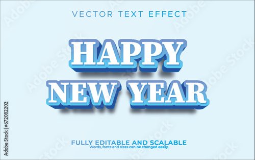 Free vector happy new year 2024 celebration illustration with outstanding 3d lettering