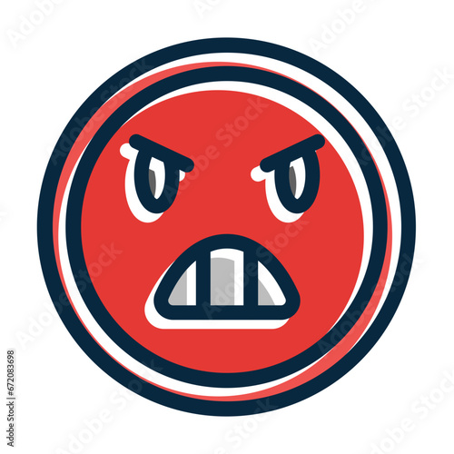 Anger Icon Design