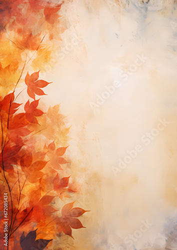 abstract and artistic autumn background, orange fall background