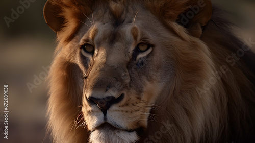 Portrait of lion professional photography © DA