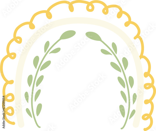 Rainbow boho big set, abstract rainbow vector, nursery vector, abstract kids illustration, boho child design, rainbow clipart