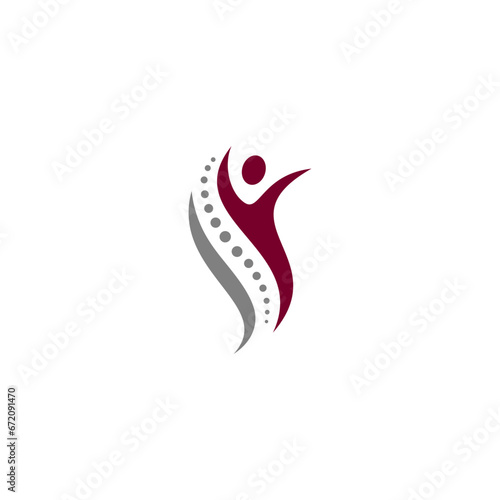 physiotheraphy logo vector stock designs