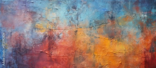 Colorful texture forms an abstract background with a rough and grunge like appearance
