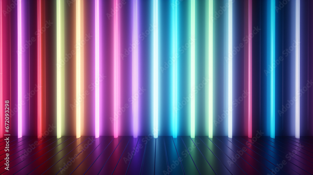 Neon motion light texture