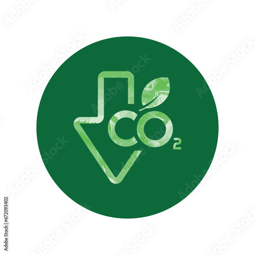 reducing CO2 emissions to stop climate change. green energy background	
