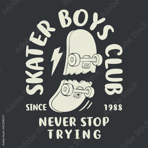 skate board poster
