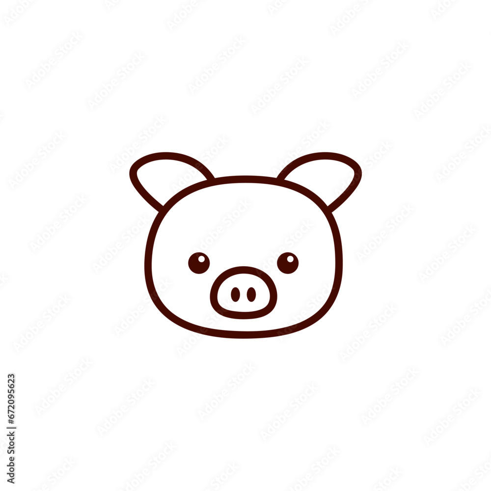 cute coloring book set pig cute coloring book set pig