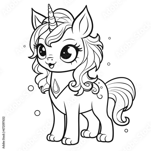 Hd Printable Caticorn Cat Unicorn Anime  Coloring Pages Png