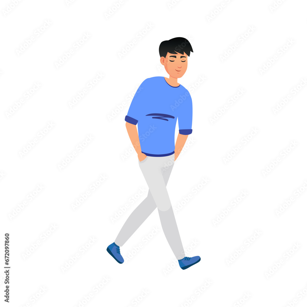 set of poses of young men with shoes face set of poses of young men with shoes face