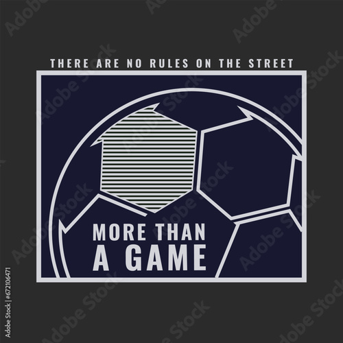 Soccer and sport typography. T shirt graphics. print. vector.
