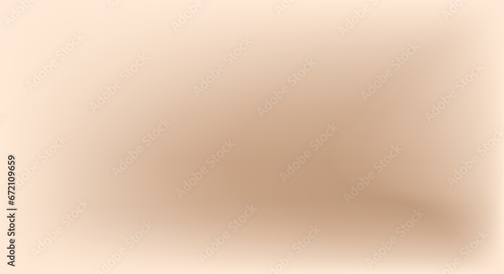 Beige brown liquid abstract gradient. Soft background vector illustration.