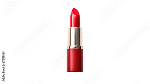 red lipstick isolated