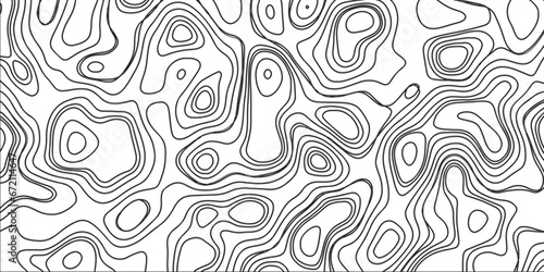 Topographic map in contour line light topographic topo contour map and ocean topographic line map with curvy wave isolines vector and Topographic map background concept.