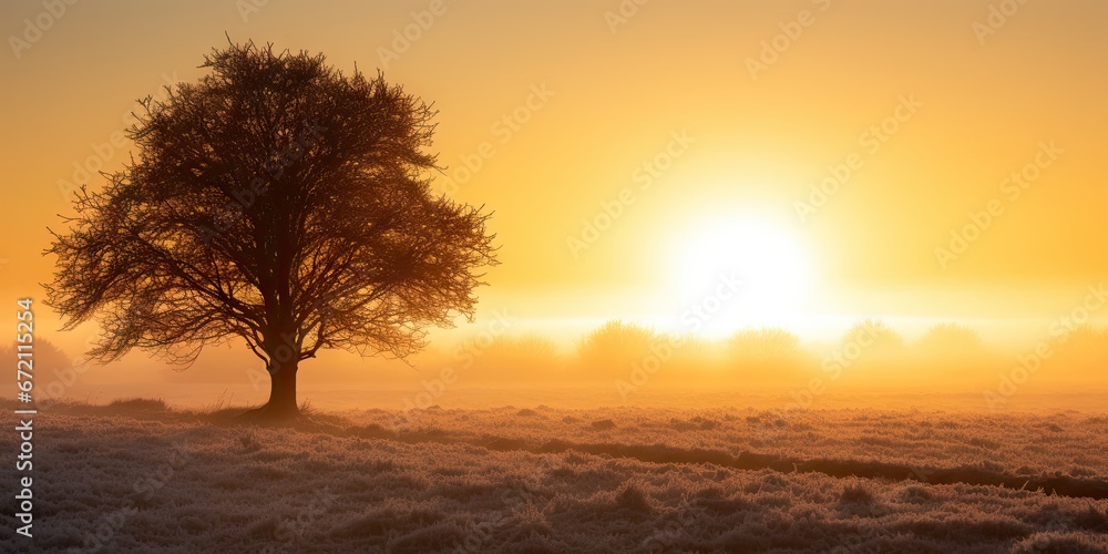 Serene sunrise. Embracing nature beauty in morning light. Captivating sunset scenery. Journey through changing seasons. Enchanting landscape. Tranquil moments in misty meadow Serene sunrise. Embracing nature beauty in morning light. Captivating sunset scenery. Journey through changing seasons. Enchanting landscape. Tranquil moments in misty meadow