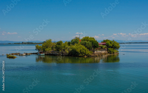 A small fisherman s island in the Grado section of the Marano and Grado Lagoon in Friuli-Venezia Giulia  north east Italy. August.
