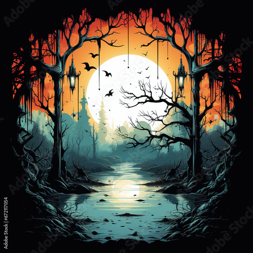 Halloween Spooky Design: Unleash the Chills and Thrills!