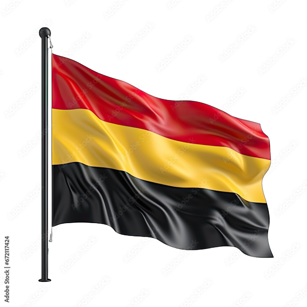 Germany national flag isolated on white Germany national flag isolated on white