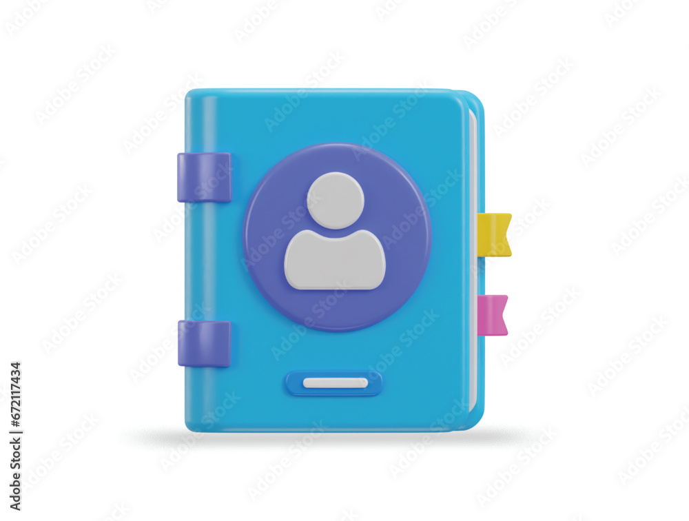 3d contact icon vector illustration 3d contact icon vector illustration
