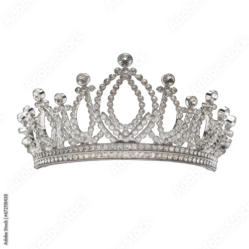 Twinkle Tiara/crown for bride in wedding isolated on white