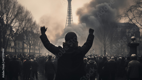 demonstration in Paris