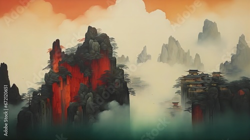 Oriental landscape photo