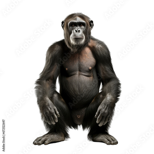 Monky isolated on transparent background generative ai  © GHart
