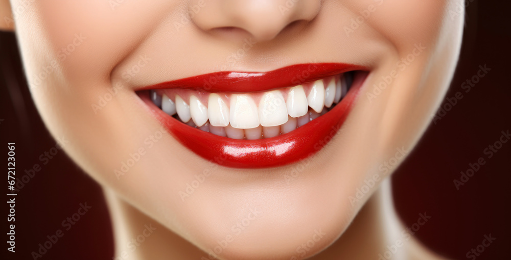 close up portrait of a woman with red lips close up portrait of a woman with red lips