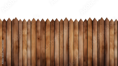 wooden fence isolated photo