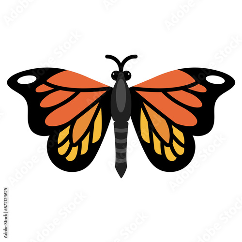 butterfly flat icon