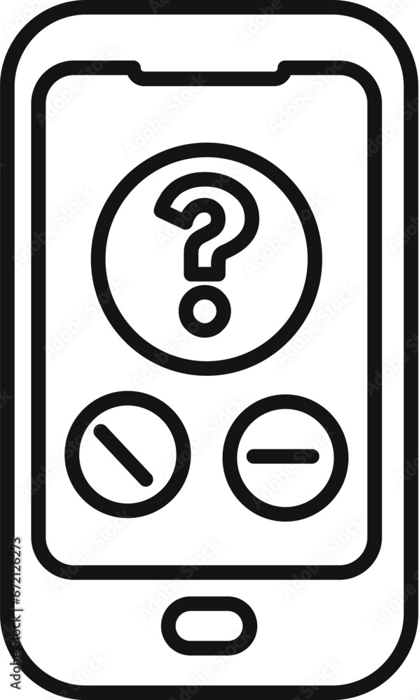 Anonymous phone call icon outline vector. Face mark user. Agent data profile Anonymous phone call icon outline vector. Face mark user. Agent data profile