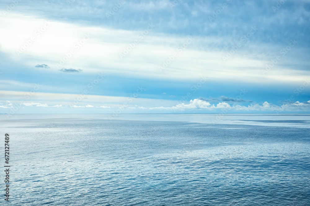 blue sea and clouds in the sky blue sea and clouds in the sky