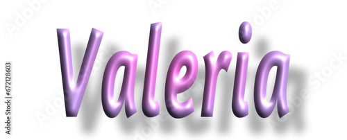 Valeria- pink color - female name - ideal for websites, emails, presentations, greetings, banners, cards, books, t-shirt, sweatshirt, prints, cricut, silhouette,	