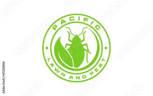 Pest control service logo design vector illustration