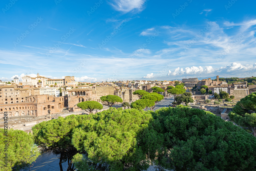 historical landmarks of Rome
