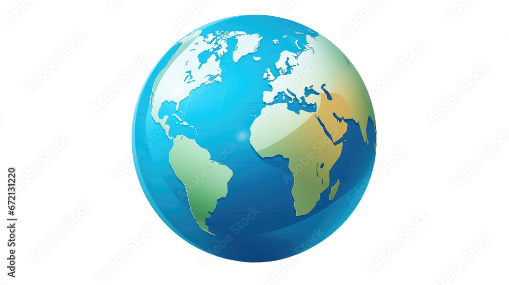 earth on transparent background 