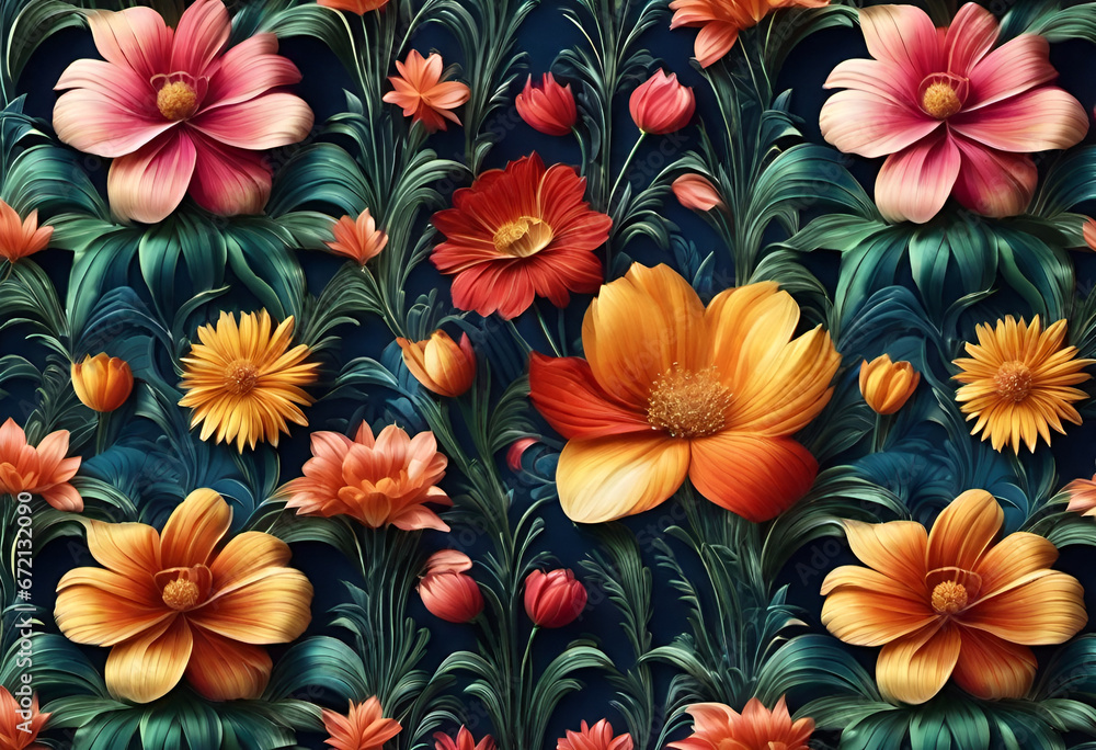floral fabric background in simple style floral fabric background in simple style
