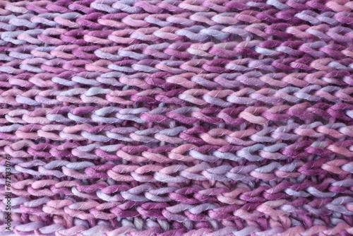 Crochet looks like knitting, Lilac pink lavender purple crochet stitches, Chunky yarn crochet not knitting photo