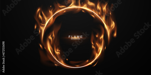 sparkle background virtual flame design vector illustration