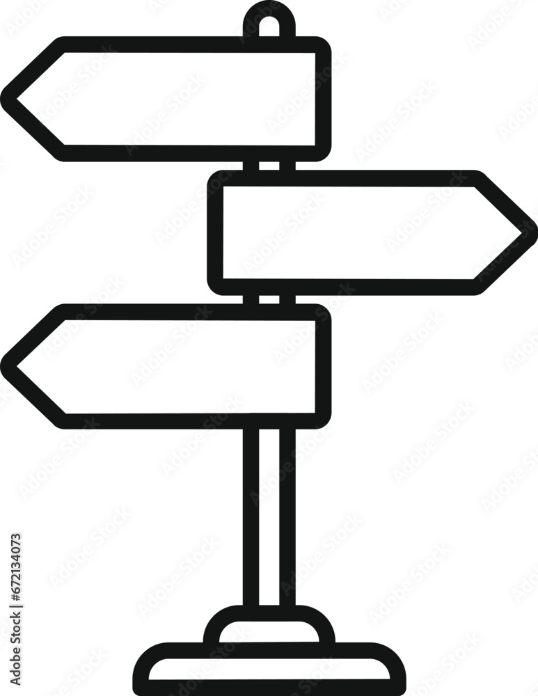 Realization direction icon outline vector. Purpose vision business. Competence mentor success Realization direction icon outline vector. Purpose vision business. Competence mentor success